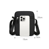 Compact Oxford Crossbody Phone Bag – Unisex Shoulder & Waist Pack for Everyday Use