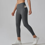 Seamless High-Waist Booty-Lifting Leggings for Women – Stretchy Nylon Tummy Control Pants