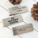 Custom Stainless Steel Name Wallet Card – Personalized Engraved Gift for Men & Women