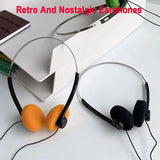 Auriculares supraurales con cable: cómodas almohadillas de espuma viscoelástica, sonido de alta calidad, compatibles con dispositivos de 3,5 mm
