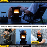 Portable Stainless Steel Kerosene Camping Stove with Carry Bag & Accessories