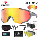 X-TIGER Cycling Sunglasses – Lightweight, UV Protection, Multi-Lens Sports Eyewear for Men & Women
