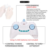 Gesture-Controlled Remote Robot Ball – 360° Rotation, Lights, Sounds & Programmable Features
