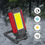 Magnetic COB Work Light – USB Rechargeable LED Flashlight & Camping Lantern
