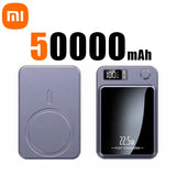 100000mAh Magnetic Wireless Power Bank – 22.5W Super Fast Charging for iPhone, Samsung & More