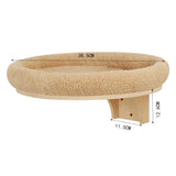 Wall-Mounted Wooden Cat Shelf – Space-Saving Cat Climbing Furniture