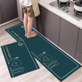Alfombrilla suave y lavable: alfombra larga antideslizante para cocina, dormitorio, pasillo y baño