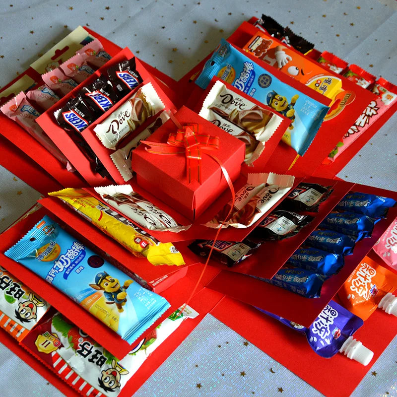 DIY Christmas Surprise Explosion Gift Box – Create a Unique Holiday Gift!