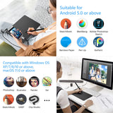 SPASEEBA T605 Graphics Tablet - Ultra Thin Digital Drawing Pad with 8192 Pressure Levels