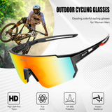 Gafas de sol para ciclismo al aire libre SCVCN: gafas deportivas para ciclismo con protección UV400 para hombres y mujeres