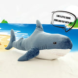 Soft Plush Shark Toy – Cute Ocean Animal Pillow for Kids & Adults