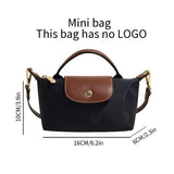 Women's Nylon Saddle Bag – Lightweight, Casual Crossbody Purse with Zipper Closure