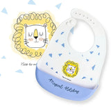 Cute Animal Silicone Baby Bib – Soft, Waterproof, Adjustable for Babies and Toddlers (6 Months to 6 Years)