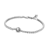 Elegant 925 Sterling Silver Tourmaline Bracelet for Women