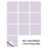 Pegatinas para azulejos de color negro con forma de diamante, resistentes al agua, despegables y adhesivas, para cocina, baño y más, 10 unidades