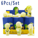 Glow-in-the-Dark Smiski Mystery Blind Box Figures - Collectible Anime Vinyl Toys