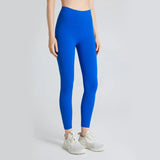 Women's High Waist Yoga Leggings with Pockets - Tummy Control Workout Pants for Gym & Running