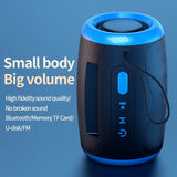 Portable Waterproof Bluetooth Speaker with TWS & Subwoofer Sound