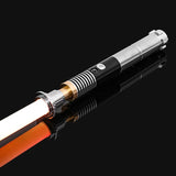 RGB Metal Lightsaber - 16-Color Changing LED Laser Sword with Sound Effects