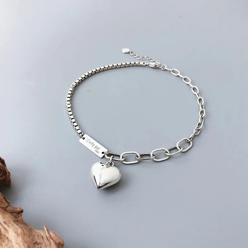Elegant Sterling Silver Zircon Anklet for Women
