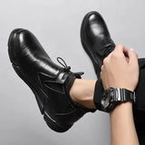 Men's Waterproof Steel Toe Work Boots - Slip-Resistant Safety Shoes