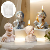 Princess Girl Silicone Candle Mold – Cute Aromatherapy Mold for Candles, Resin, Clay & Gypsum Crafts