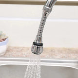 360° Rotating Stainless Steel Kitchen Faucet Sprayer Attachment