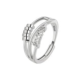 Trendy Geometric Spinner Ring for Women – Fashion Statement Cocktail Jewelry