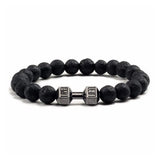 Pulsera de cuentas de piedra natural hecha a mano para hombres y mujeres: piedras de cristal con poder para la suerte, la protección y la energía positiva