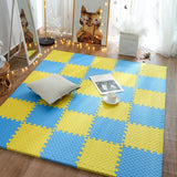 Alfombra de espuma para juegos con forma de rompecabezas para bebés: alfombra de piso suave y segura para niños