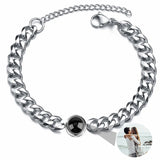 Personalized Photo Projection Bracelet – Custom Picture Jewelry Gift for Loved Ones