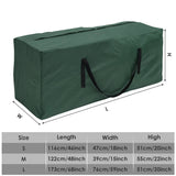 Bolsa de almacenamiento de cojines impermeable de gran capacidad: protección duradera para exteriores