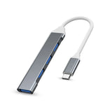 4-in-1 USB Type-C Hub – Multi-Function Dock with HDMI, VGA, Card Reader & RJ45