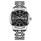 Men’s Stainless Steel Quartz Wristwatch with Waterproof Chronograph
