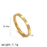 Minimalist 18K Gold Plated Stainless Steel Knuckle Ring – Tarnish-Free & Waterproof
