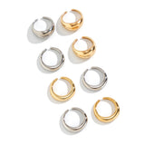 8-Piece Open Ring Set – Gold & Silver Stackable Fashion Rings for Women