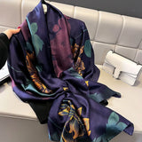 Spring Luxury Silk Scarf – Soft & Elegant Women's Shawl (85x180cm)