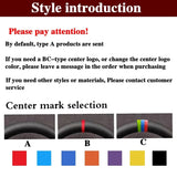 Luxury Hand-Stitched Microfiber Car Steering Wheel Cover – Anti-Slip & Wear-Resistant