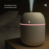 Minihumidificador portátil USB: ultrasilencioso, descarga de niebla, protección de apagado automático