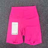 High-Waisted Yoga Shorts with Pockets – Slim Fit Workout & Running Shorts