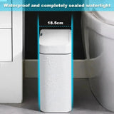15L Smart Sensor Trash Can with Touchless Lid and Waterproof Design