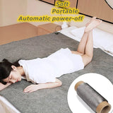 USB Heated Mattress Pad – Portable Electric Blanket with 3 Temperature Levels & Auto Shut-Off
