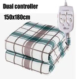 Electric Heated Blanket with Smart Temperature Control – Soft Plush Winter Warming Mat for Bed & Sofa