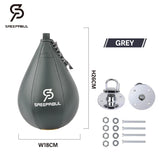 Boxing Speed Ball for Reflex, Coordination & Punch Training – PU Leather Speed Bag for Adults