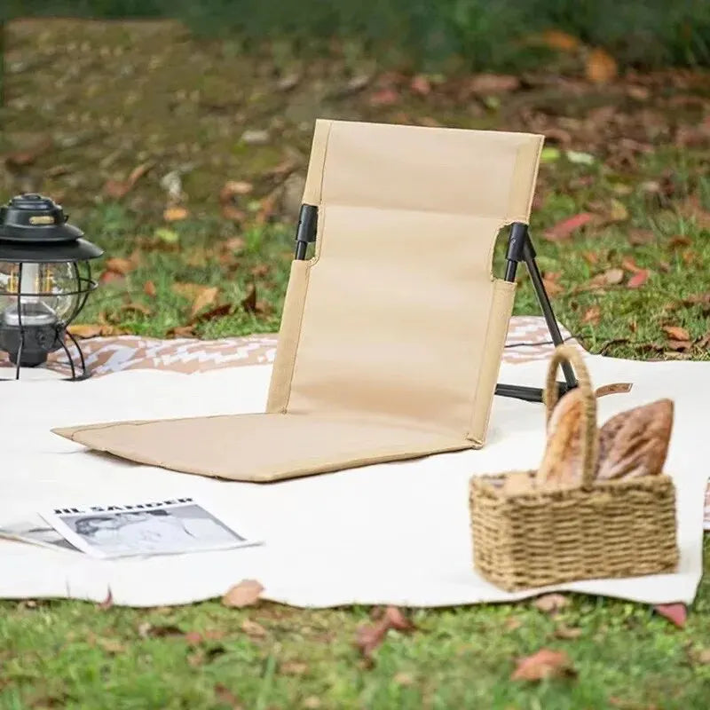 Portable Outdoor Backrest Cushion – Comfortable Breathable Chair Support with Storage Bag