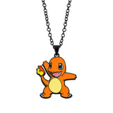 Pokémon Metal Pendant Necklace - Pikachu, Squirtle & Charmander Anime Jewelry