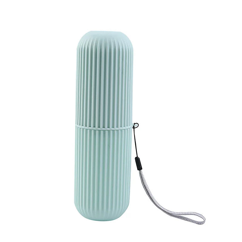 Portable Toothbrush Travel Case with Ventilation and Protective Cover