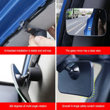 Espejo retrovisor HD ajustable de 360° para puntos ciegos: gran angular y asistencia para estacionar