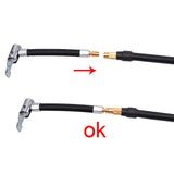 High-Pressure Tire Inflator Hose Extension – Quick Connect Air Pump Nozzle for Bike, Motorcycle, and Car Tires