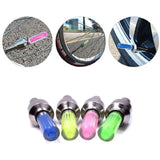 Tapas de válvulas de neumáticos con luces LED que se activan con el movimiento: luces de neón para ruedas de automóviles, motocicletas y bicicletas